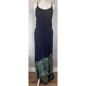 Women's Blue/Green French Corner Beach Dress